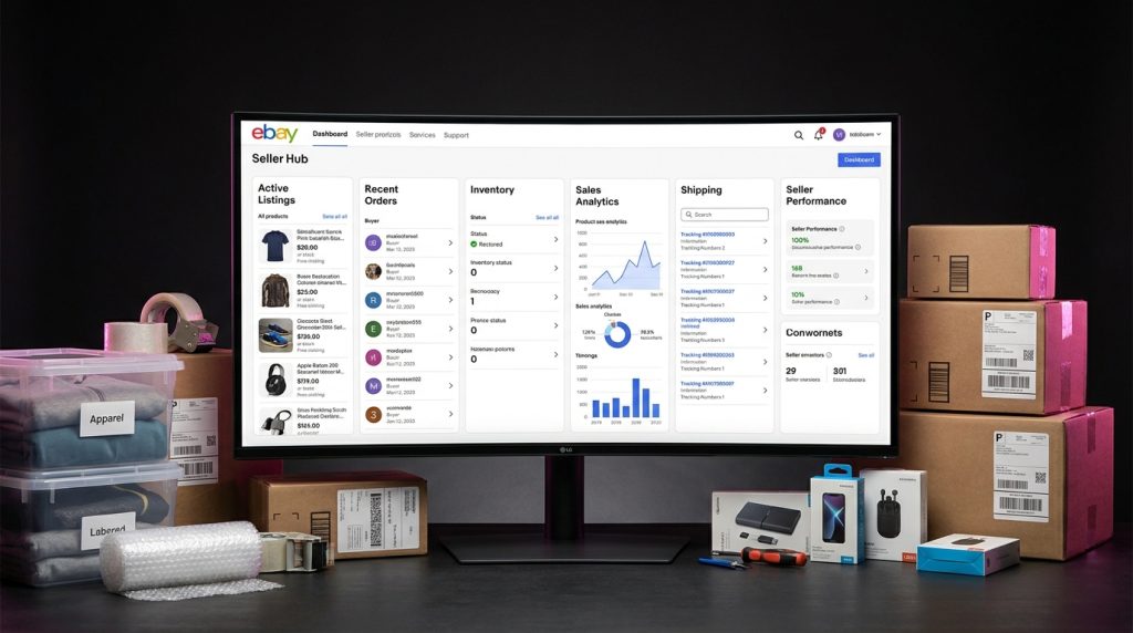 eBay seller account setup