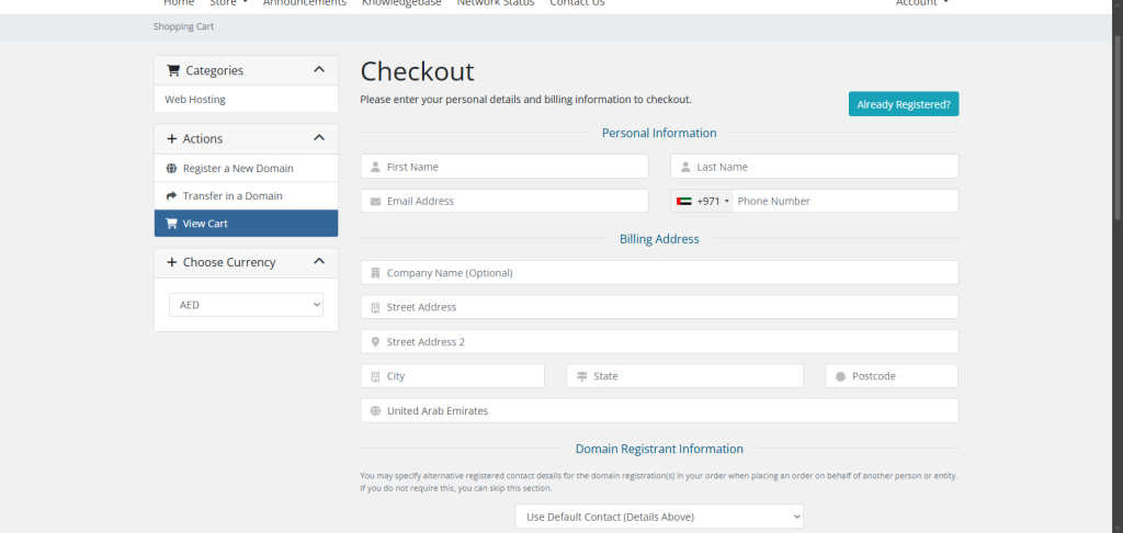 5. Complete Checkout
